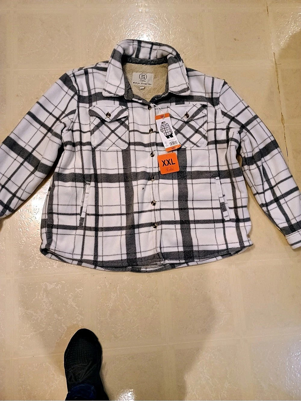 OshKosh B'gosh womens XXL Plaid Jacket NWT